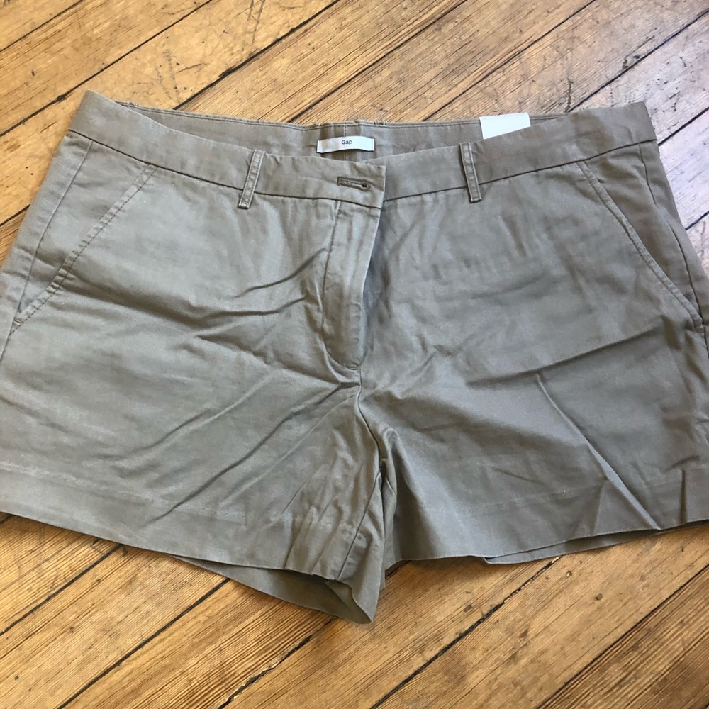 Dark khaki shorts